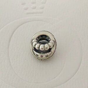 Pandora Signature Logo Pavé & Beads Charm